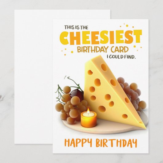 Kaart van de kaasmakerij met driehoekige kaas (Voorkant / Achterkant)