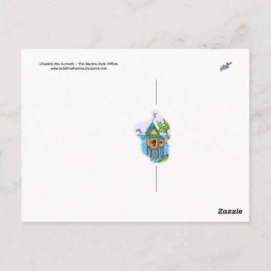 Kaart van de Kantoor van het zeepark (Achterkant)