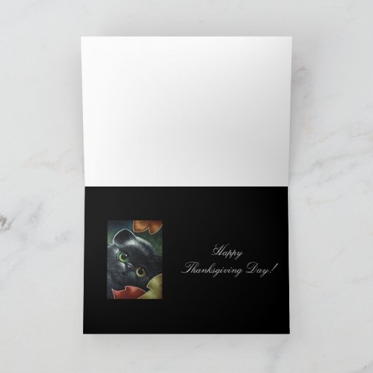 Kaart van de KAT van de THANKSGIVING de ZWARTE, (Binnen)
