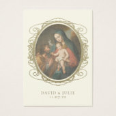 Kaart van de katholieke Heilige Familie Weddenscha (Voorkant)