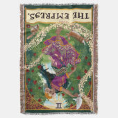 Kaart van de Keizerin Tarot Deken (Voorkant Verticaal)
