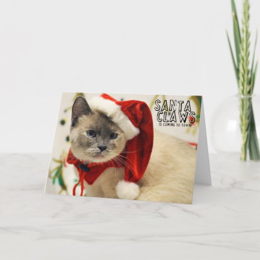 Kaart van de Kerstman van de Redding van de Kat (Voorkant)