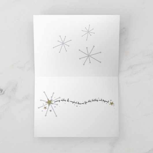 Kaart van de Kerstman van Kerstmis de Capricieuze (Binnen)