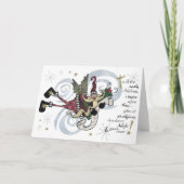 Kaart van de Kerstman van Kerstmis de Capricieuze (Voorkant)