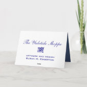 Kaart van de Kerstochtendtrein (Achterkant)