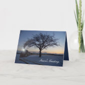 Kaart van de Kerstochtendtrein (Voorkant)