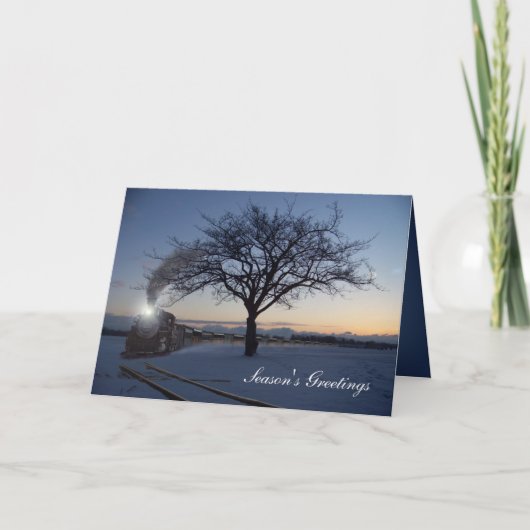 Kaart van de Kerstochtendtrein (Voorkant)