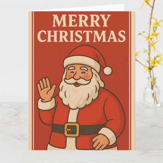 KAART VAN DE KERSTUITNODIGING (Gele Bloem)