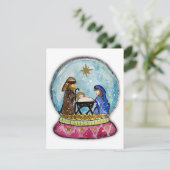 Kaart van de kerstvakantie (Staand voorkant)