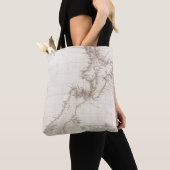 Kaart van de kolonie Nieuw-Zeeland Tote Bag (Dichtbij)