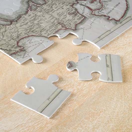  kaart van de Krim, Oekraïne, regio Sebastopol Legpuzzel (Zijkant)