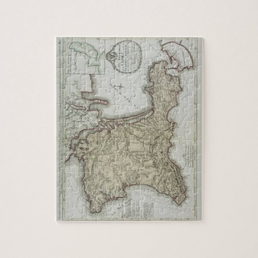  kaart van de Krim, Oekraïne, regio Sebastopol Legpuzzel (Verticaal)