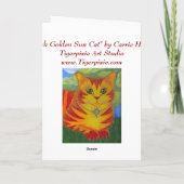 Kaart van de Kunst van de Fantasie van de Kat van (Achterkant)