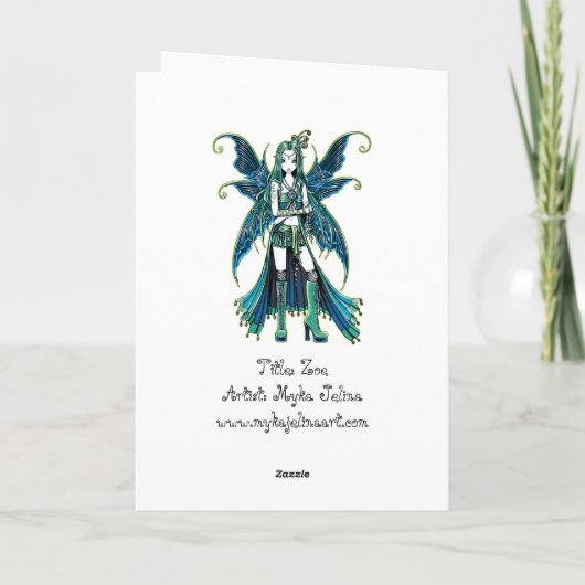 Kaart van de Kunst van de Fee van de Ster Celetial (Achterkant)