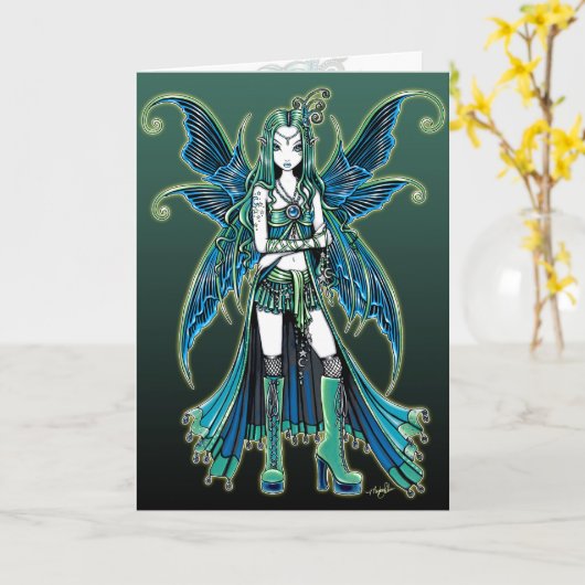 Kaart van de Kunst van de Fee van de Ster Celetial (Gele Bloem)