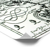 Kaart van de kust van New England Poster (Hoek)