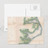 kaart van de kust van North Carolina (1875) (Voorkant / Achterkant)