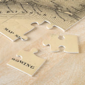  kaart van de kust van North Carolina (1887) Legpuzzel (Zijkant)