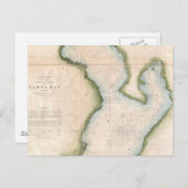  kaart van de kuststrook van Tampa (1855) (Voorkant / Achterkant)