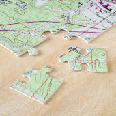  kaart van de lagstaff Arizona (1962) Legpuzzel (Zijkant)