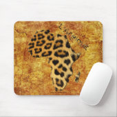 Kaart van de Leopard Spots van de wilde dieren van Muismat (Met muis)