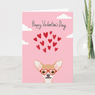 Kaart van de Liefde van Chihuahua de Valentijnse -