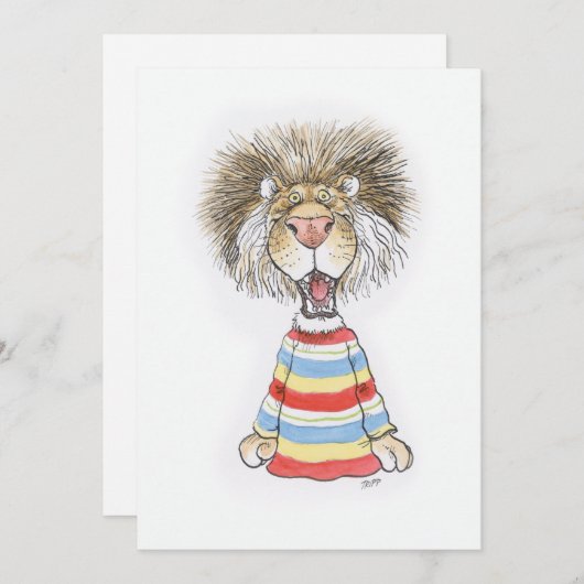 Kaart van de Lion (Voorkant / Achterkant)