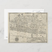  kaart van de Londense briefkaart (Voorkant / Achterkant)