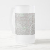  kaart van de Londense stad Matglas Bierpul (Voorkant links)