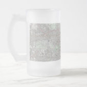  kaart van de Londense stad Matglas Bierpul (Links)