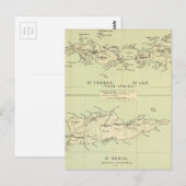 kaart van de Maagdeneilanden (1853) (Voorkant / Achterkant)