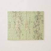  kaart van de Maagdeneilanden (1853) Legpuzzel (Horizontaal)