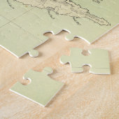  kaart van de Maagdeneilanden (1853) Legpuzzel (Zijkant)