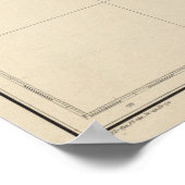  kaart van de Maagdeneilanden (1921) Poster (Hoek)