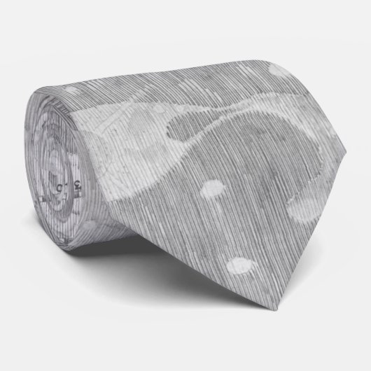 kaart van de maan (1647) stropdas (Opgerold)