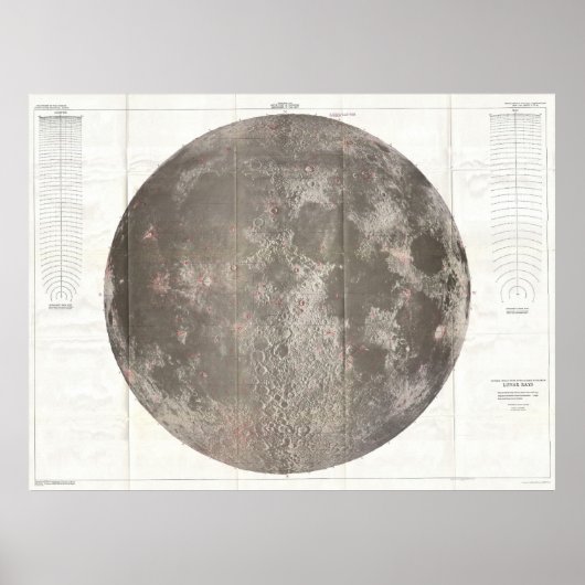 kaart van de maan (1961) poster (Voorkant)