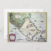 Kaart van de Magellan-Straat, Patagonia (Voorkant / Achterkant)