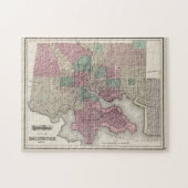  kaart van de MD van Baltimore (1873) Legpuzzel (Horizontaal)