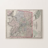  kaart van de MD van Baltimore (1876) Legpuzzel (Horizontaal)