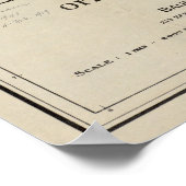  kaart van de MD van Baltimore (1919) Poster (Hoek)