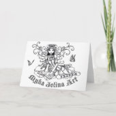 Kaart van de Meermin van de Regenboog van Lyra de (Achterkant)