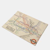 Kaart van de metro van Londen Deurmat (Schuin)