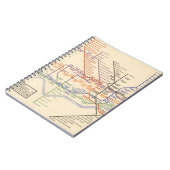 Kaart van de metro van Londen Notitieboek (Linkerzijde)