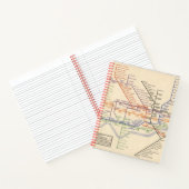 Kaart van de metro van Londen Notitieboek (Binnen)