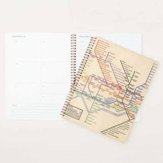 Kaart van de metro van Londen Planner (Display)