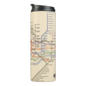 Kaart van de metro van Londen Thermosbeker (Geroteerd rechts)