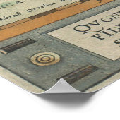  kaart van de Middellandse Zee (1584) Poster (Hoek)