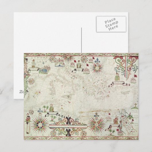 Kaart van de Middellandse Zee, 1625 (Voorkant / Achterkant)