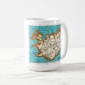  kaart van de Mok van IJSLAND (Voorkant rechts)