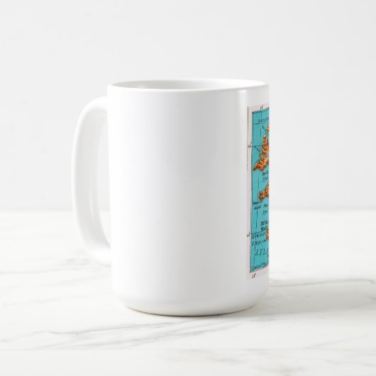  kaart van de Mok van IJSLAND (Voorkant links)